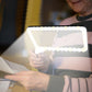 5X Magnification Folding Handheld Reading Rectangle Magnifier with Light