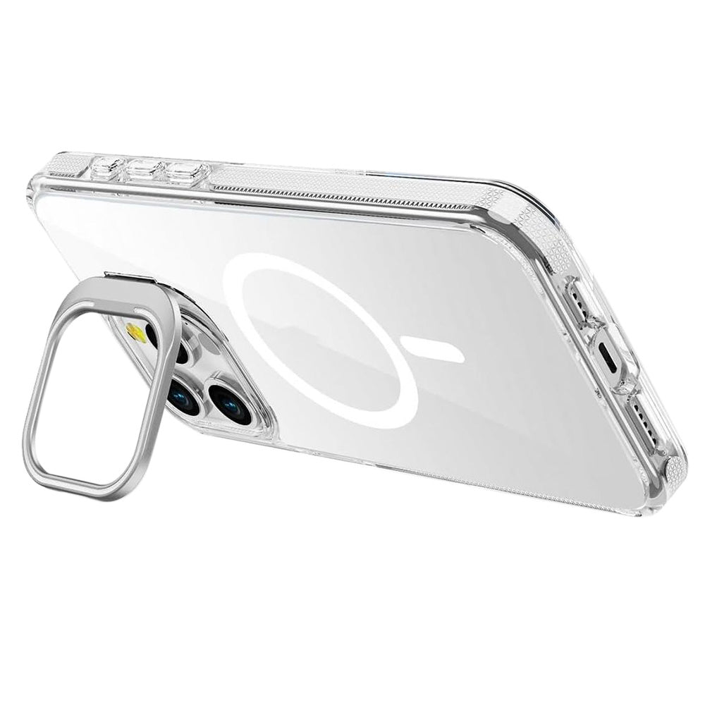 For iPhone 16 Magnetic Case with Stand Full Body Case