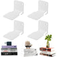 Invisible Floating Bookshelf Brackets Wall Mounted Shelving Book