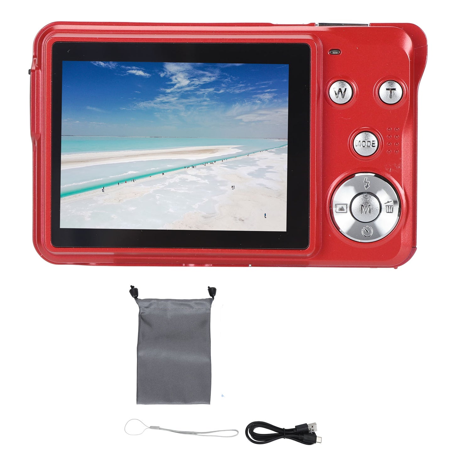 Digital Camera 2.7inch Screen Anti Shake 4k 56MP 20x Zoom Fill Light 750mAh Portable Digital Camera