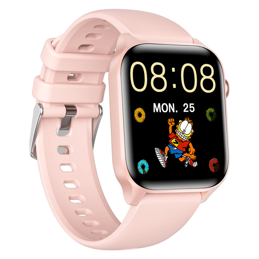 Water-resistant Smart Watch Bluetooth Heart Rate Fitness Tracker for Android iOS with Silicone Watch Strap