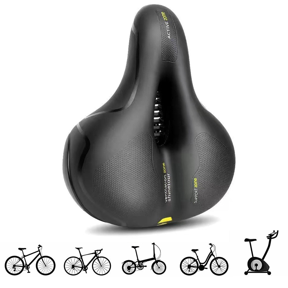 Air Cushion Shock Absorbing Mountain Bike Saddle Seat
