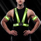 2Pcs Reflective Adjustable Security Vests with 4 Arm Bands for Running
