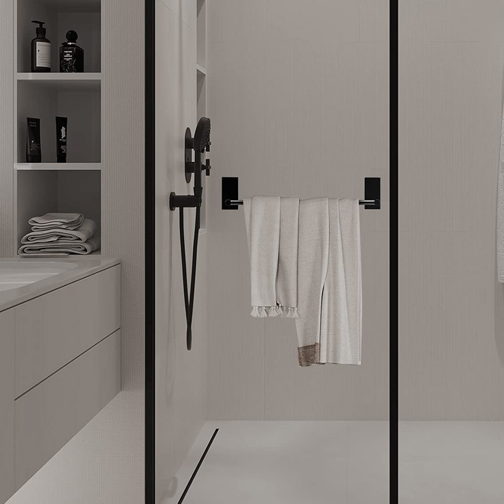 Stainless Steel Self-Adhesive Towel Rack for Bathroom No Drilling Required