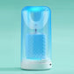 U-Shaped Automatic Electric Toothbrush with Sanitizing Cup-Sky Blue