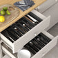 Expandable Utensil Tray Kitchen Drawer Organizer for Forks Knives