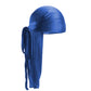 4PCS Silky Satin Durags with Extra Long Tails Pirate Wave Caps for Men Women