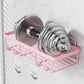 5Pcs Shower Caddy Adhesive Bathroom Wall Organizer Rack