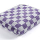 4 Piece Checkered Coral Fleece Towel Set Bath Face Towels