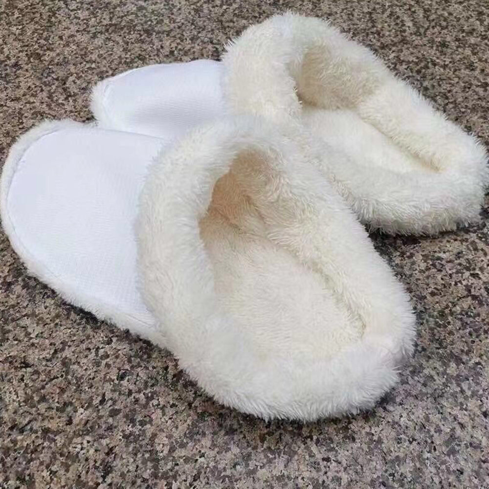 2Pcs Winter Fleeced Liner Insoles for Slipper
