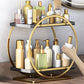 2-Tier Metal Makeup Organizers and Storage