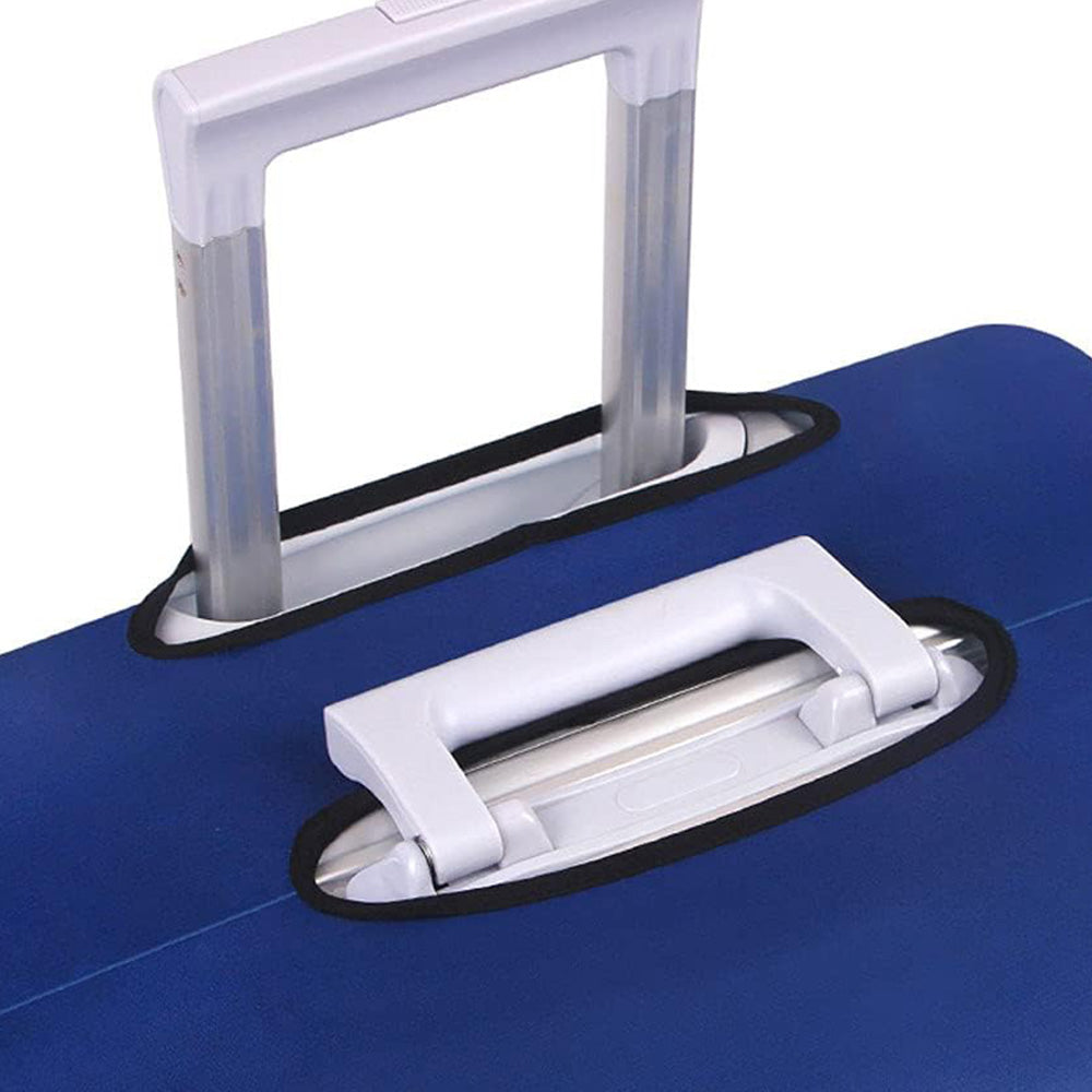 Thicker Luggage Cover Elastic Suitcase Cover Fits 18-21inch Travel Washable Cover-Navy