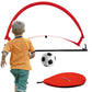 Portable Pop Up Soccer Goal Set with 3 Ground Pegs and Storage Bag