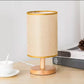 Small Bedside Night Table Lamp For Bedroom Minimalist Nightstand Lamp With Round Shade