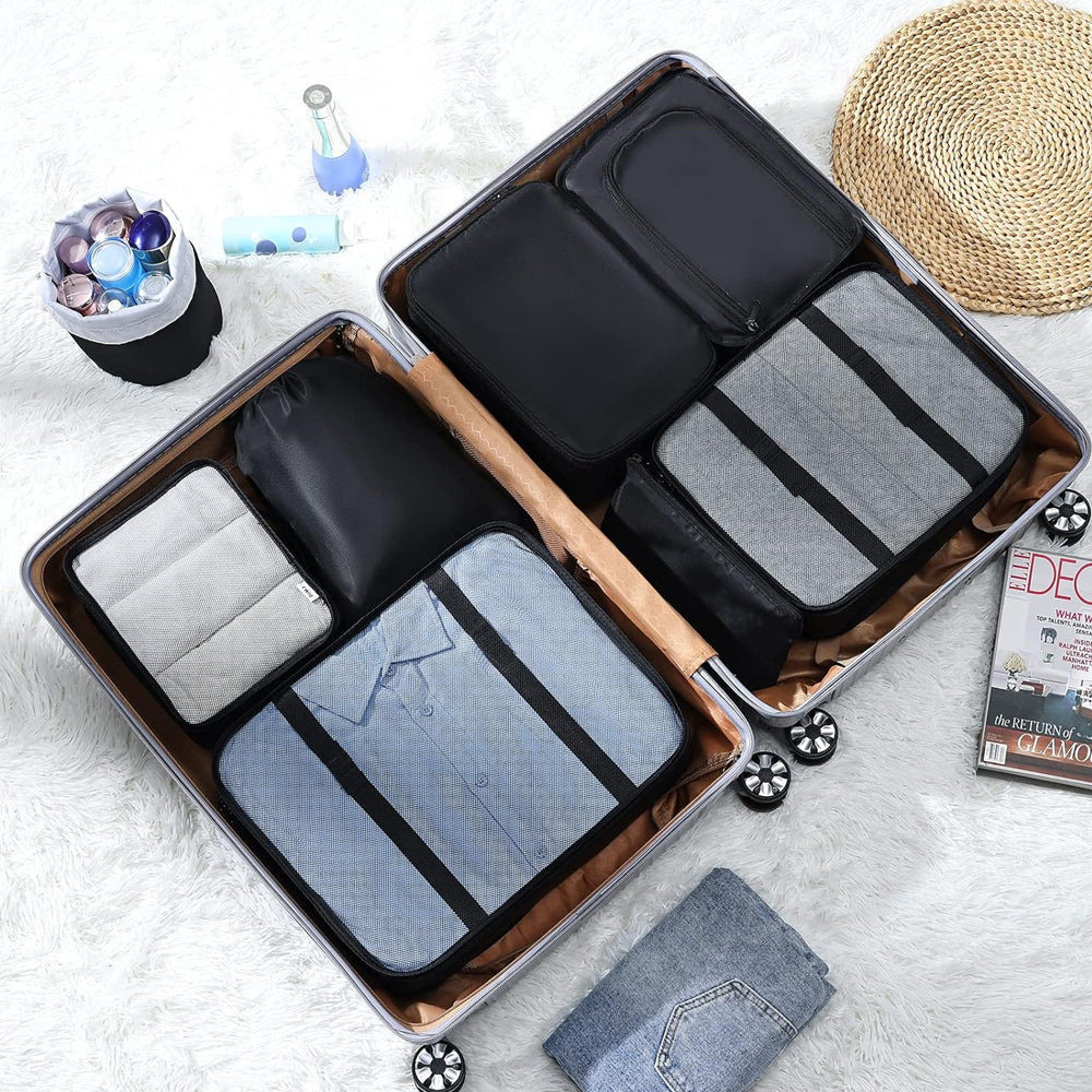 8Pcs Packing Cubes for Travel Lightweight Luggage Organizers
