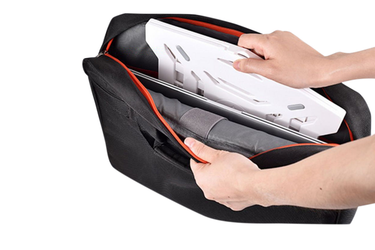 2 in 1 Adjustable Laptop Cooling Stand with Phone Stand Foldable Computer Holder