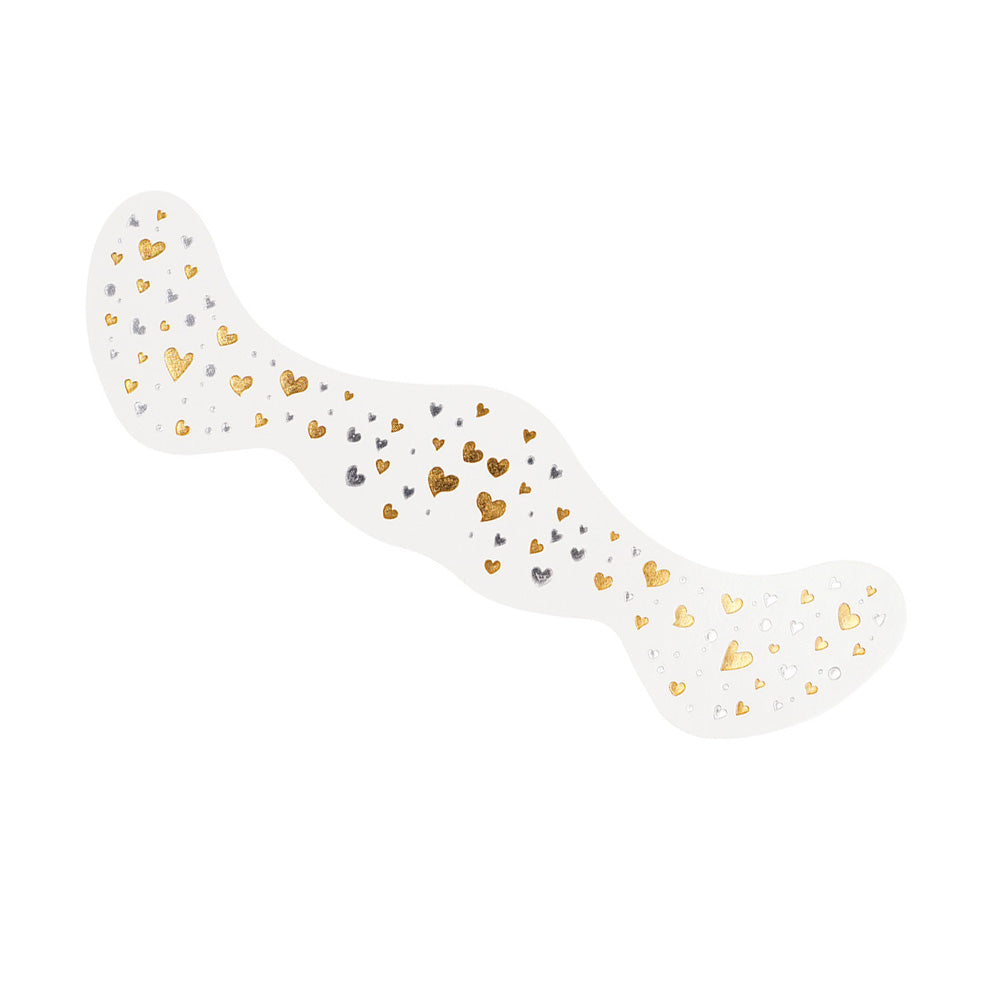 6 PCS Glitter Freckles Face Tattoo Water Resistant Sweat Resistant Gold Transfer Stickers for Party