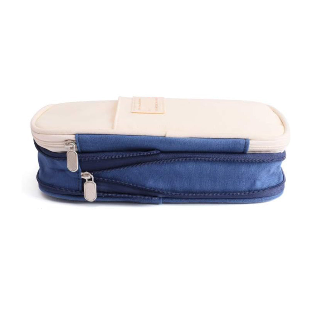 Large Capacity Expandable Zipper Pencil Case