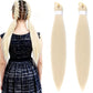 2Pcs Pre Stretched Braiding Hair Extensions Synthetic Hair Extension for Cosplay