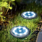 10 Pack Mini Solar Ground Lights for Garden and Pathway Warm Light
