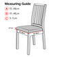 4Pcs Stretch Printed Chair Covers-Fashion Gray
