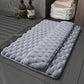 Memory Foam Bathroom Mat Wipe-Off Sole Mat Plush Absorbent Shower Mat-Gray