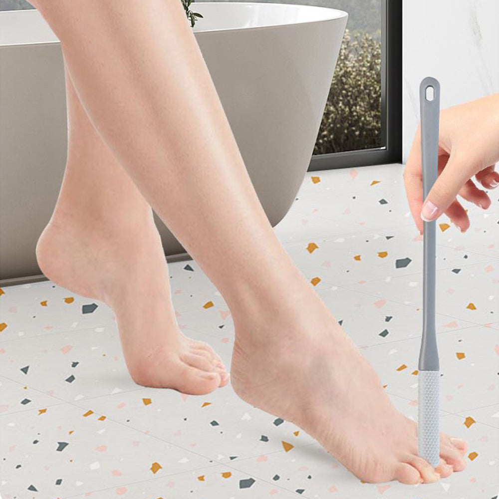 2Pcs Long Handle Toe Gap Cleaning Foot Brush