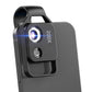 200X Phone Mini Pocket Microscope with CPL Handheld Lens and LED Light