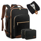 4-Piece Travel Backpack Set Weekender Essentials Backpack for Airplane Travel
