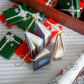 Mini Book Advent Calendar with 25 Book Ornaments for Christmas Countdown Holiday Decorations