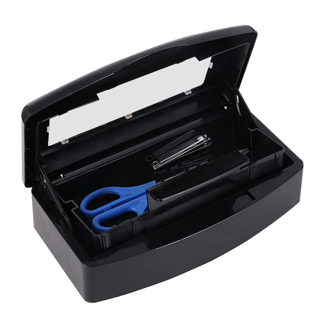Nail Tool Cleaning Soaking Cleaning Box with Lift Up Filter Tray
