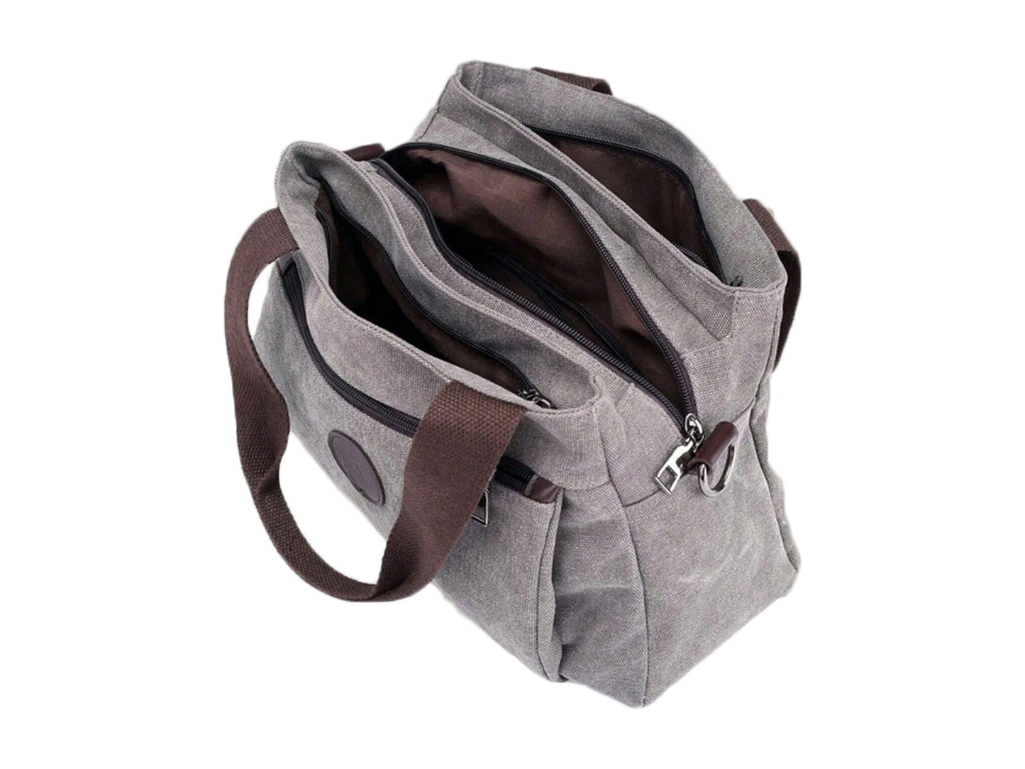 Crossbody Bag Three Compartments Satchel Handbags Purse Messenger Shoulder Bags