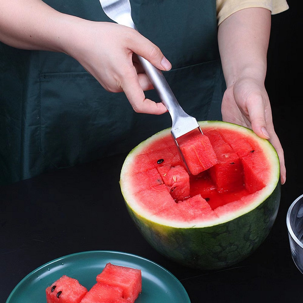 Stainless Steel Multifunctional Watermelon Fork Slicer Tool