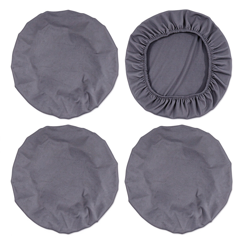 4 Piece Stretch Removable Dining Chair Seat Cushion Slipcovers for Decor