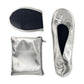 Women Foldable Indoor Ballet Flat Roll Slipper Shoes Dance Shoes Party Ball Prom