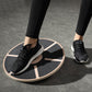 39.5cm Non-Slip Wooden Wobble Balance Board for Exercise Training