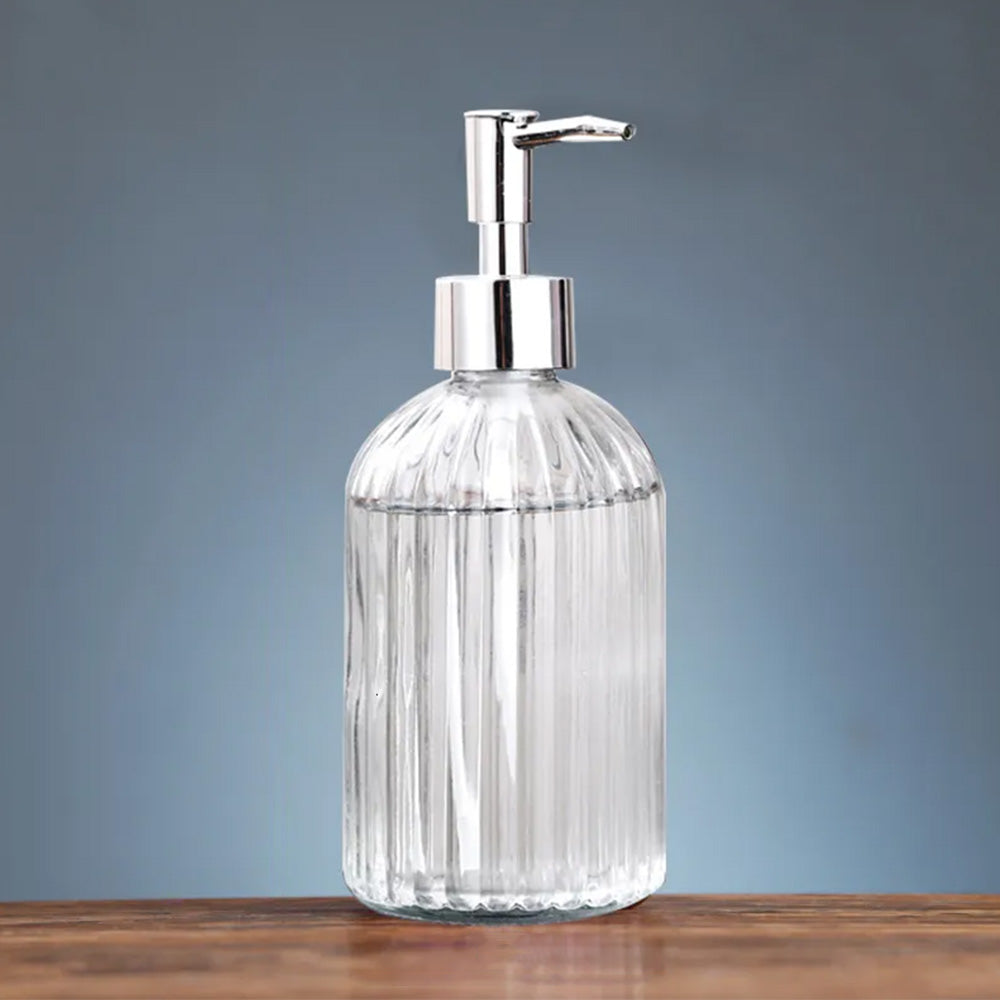 450ml Glass Soap Dispenser for Kitchen Bathroom