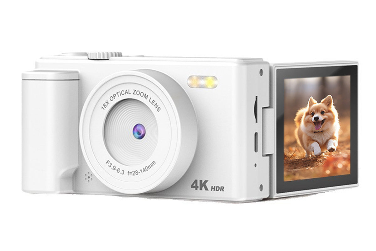 4K Digital Camera Flip Screen Autofocus for Vlogging and Photography Beginners