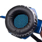 3.5mm Gaming Headset MIC LED Headphones Surround with Splitter  for PC Mac Laptop