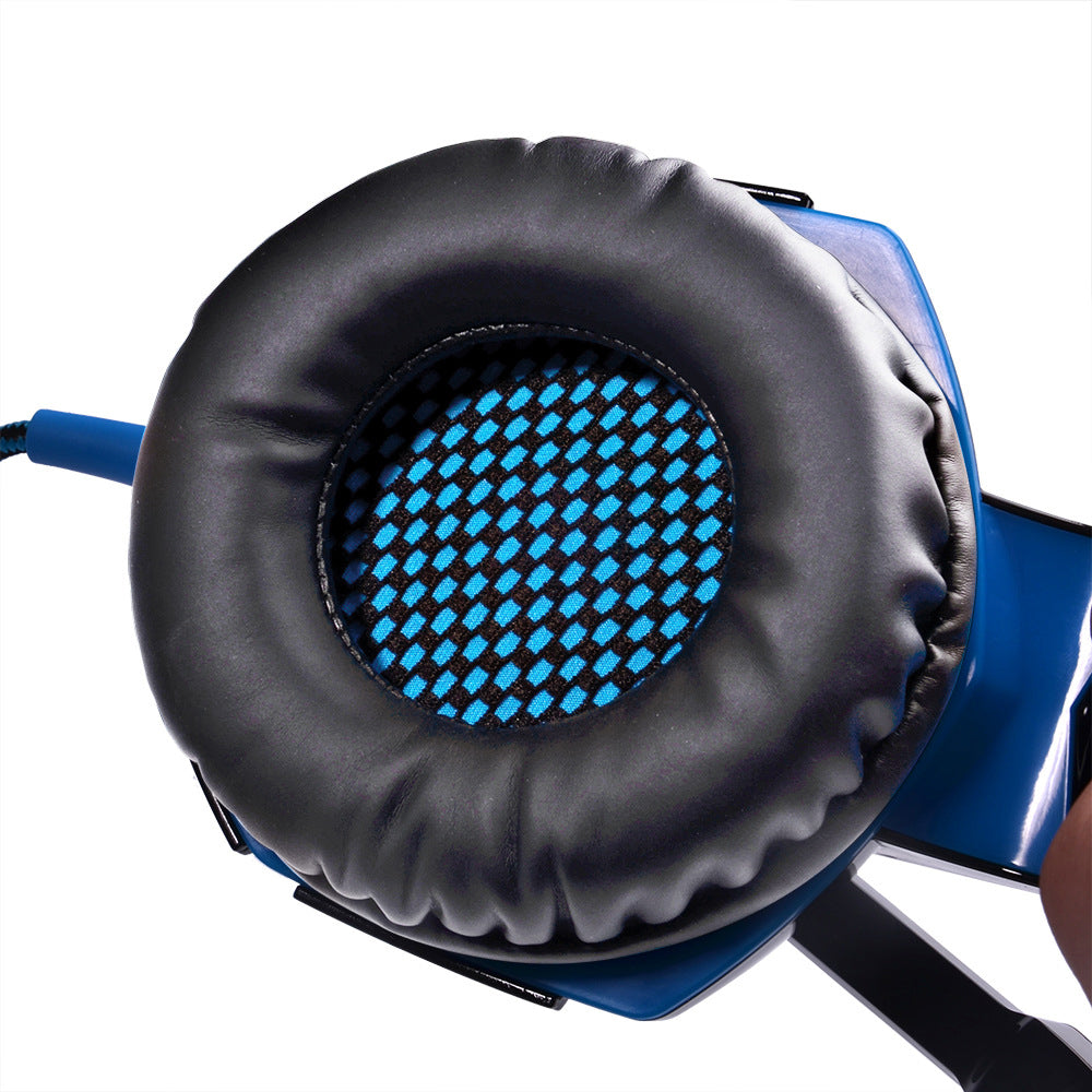 3.5mm Gaming Headset MIC LED Headphones Surround with Splitter  for PC Mac Laptop