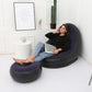 Inflatable Lounge Chair and Footrest Set