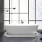 2Pcs Bathroom Rubber Water Stopper Strip Shower Dam Dry and Wet Separation Barrier