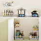 Under Sink Organizer 2 Tier Pull Out Cabinet Storage Slide Out Shelf Metal Sliding Drawer