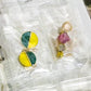 2Pcs Transparent Travel Jewelry Organizer Storage Book Set for Earring Necklace Ring
