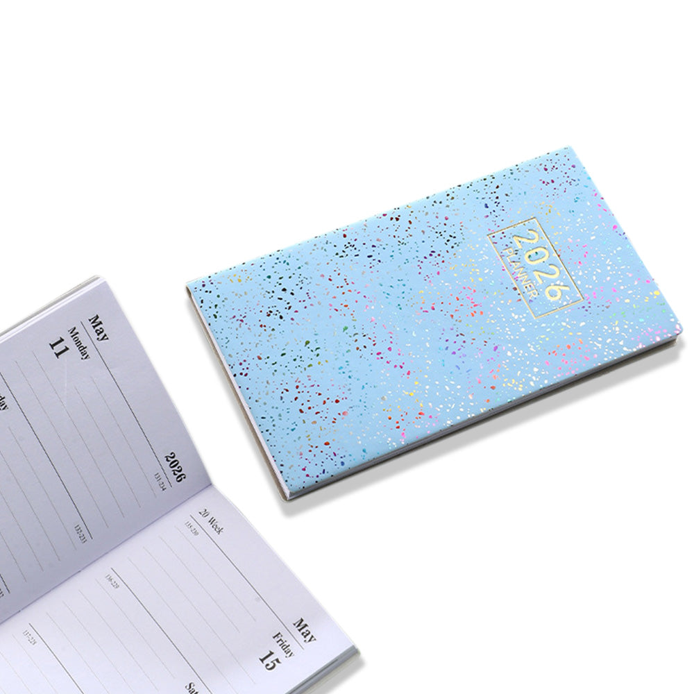 2026 Pocket Planner Calendar Portable A6 Daily Planner