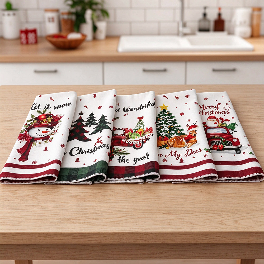 Microfibre Kitchen Tea Towels Dish Glass Cloths Towel