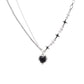 4pcs Women's Pendant Necklace Trendy Hoodie Sweater Chain