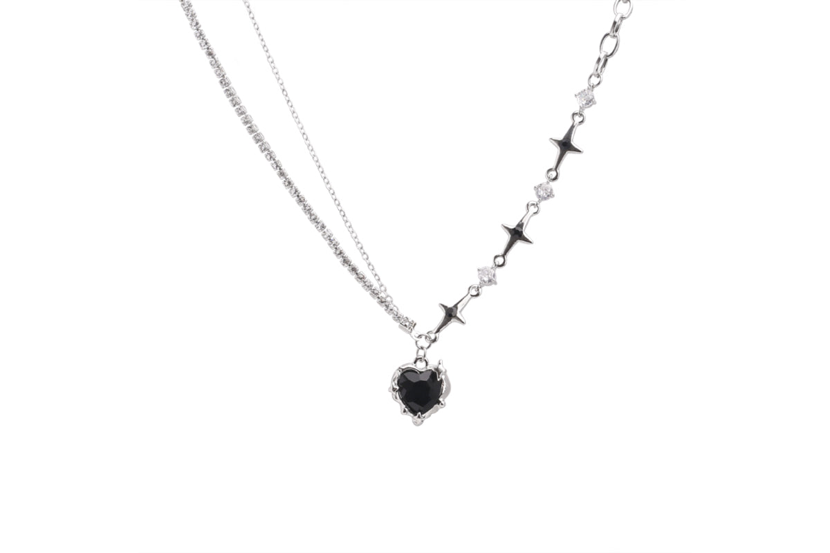 4pcs Women's Pendant Necklace Trendy Hoodie Sweater Chain