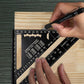 7/12 inch Metric Aluminium Alloy Square Protractor Triangle Ruler Measuring Tool