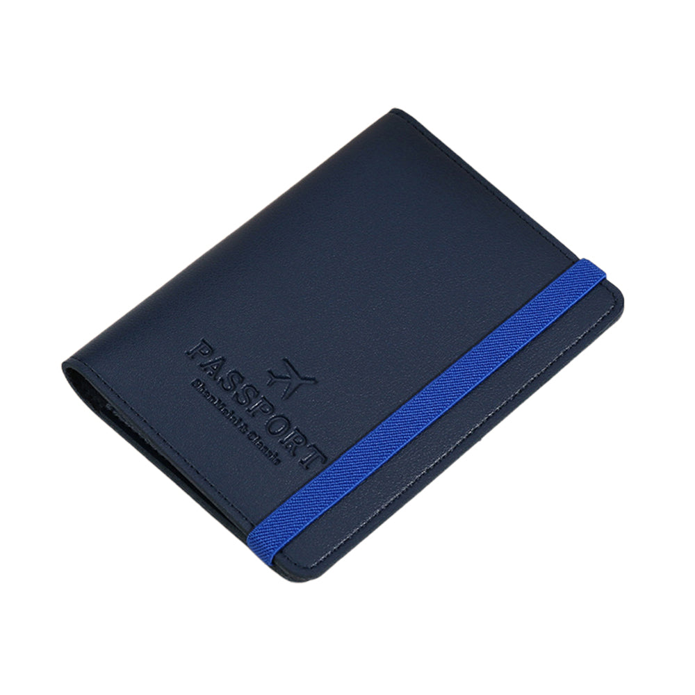 RFID Blocking Passport Holder Travel Wallet PU Leather